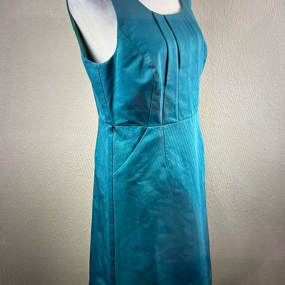The Limited sleeveless sheath dress, size 8, turquoise / teal